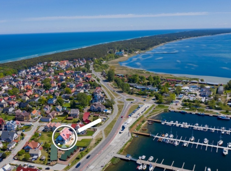 Villa RELA widok budynku z lotu ptaka