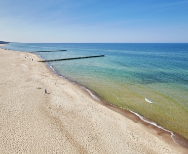 Plaża w Trzęsaczu