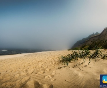 Plaża w Trzęsaczu.